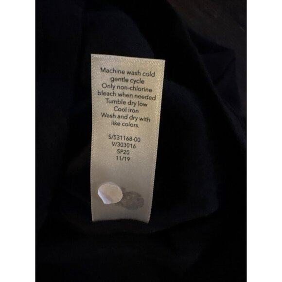 Athleta Black Della Sleeveless Cotton Modal Spandex Blend Ruched Mini Dress Sz M - Picture 5 of 7